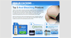 Desktop Screenshot of analbleaching.org